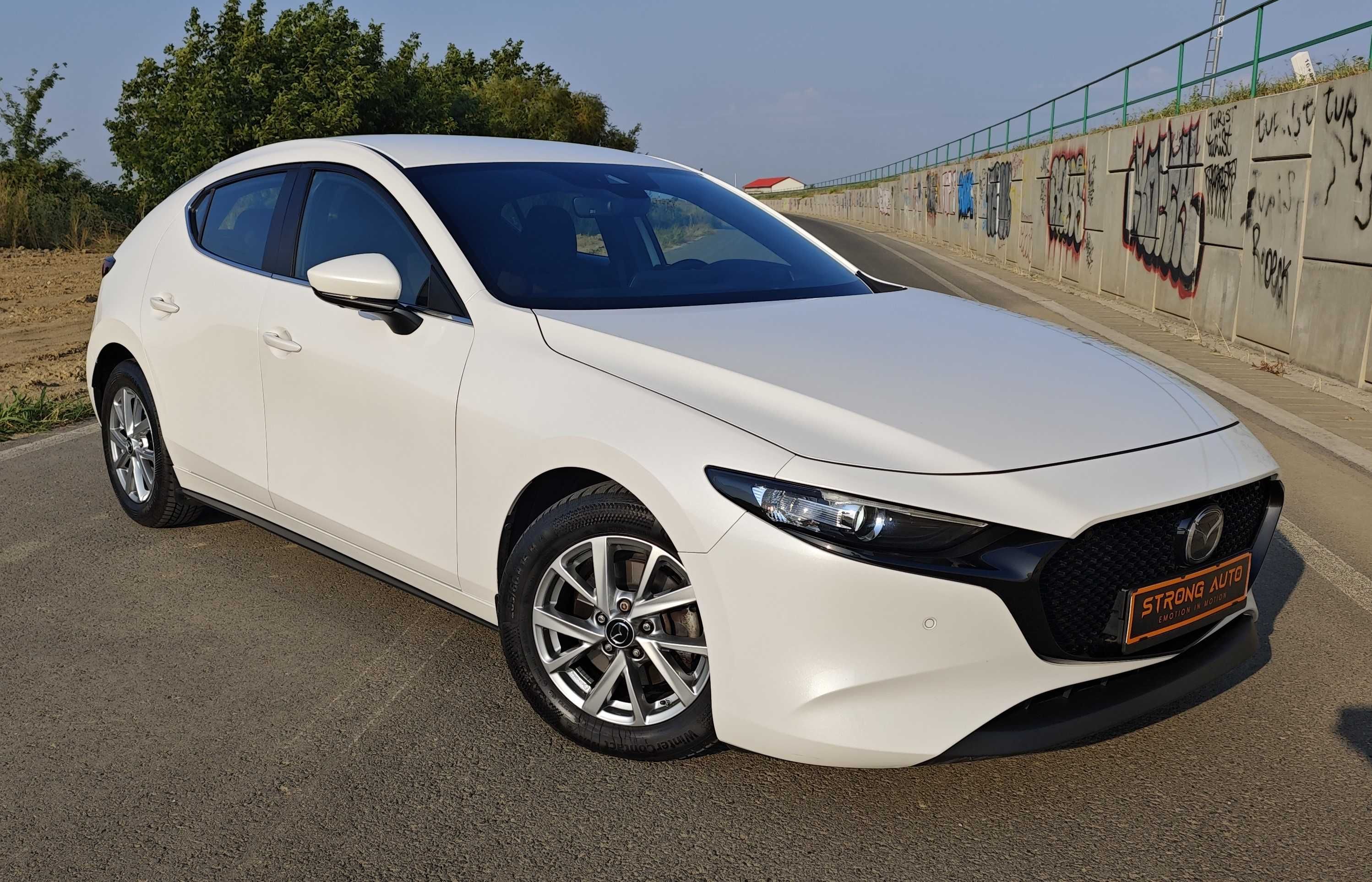 Mazda 3 Hybrid Snowflake White Full Service Mazda