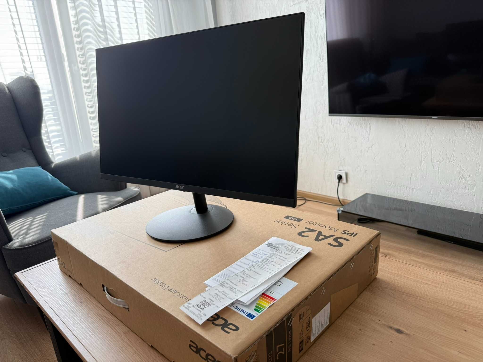 27' Монитор ACER SA272Ebi IPS 1920x1080 100 Hz (Чисто нов 2г гаранция)