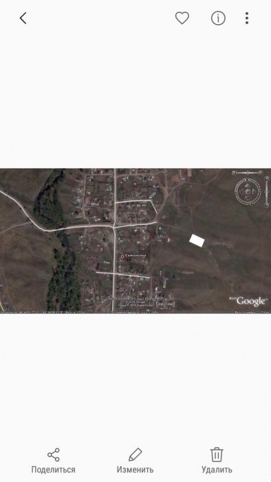 Продам земельный участок в селе Самсоновка