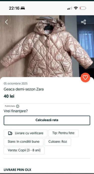 Palton din shearling scurtat Aviator Zara + geacă și cizme