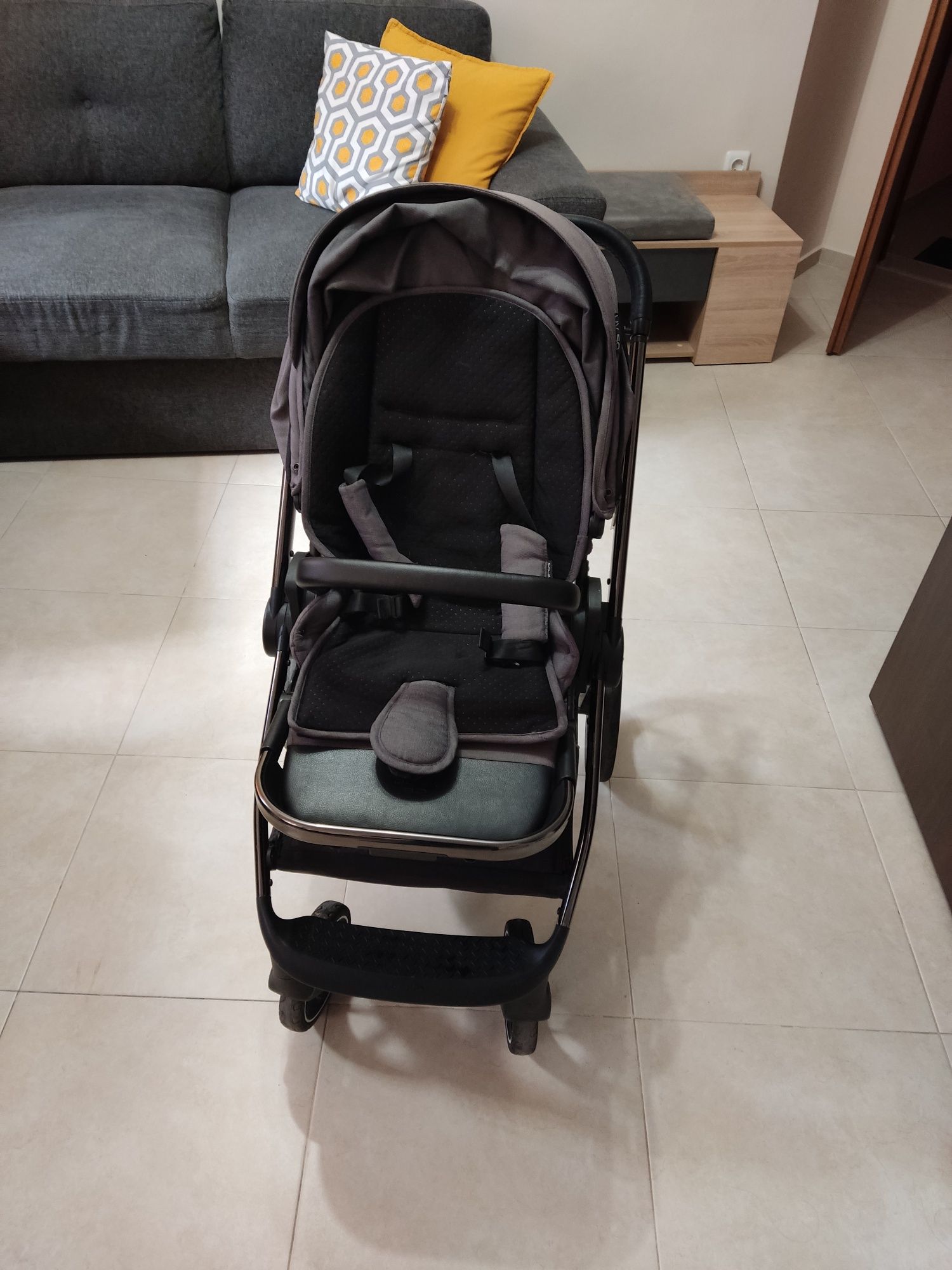 Бебешка количка Muuvo Quick 3.0 2в1 – Iron Graphite