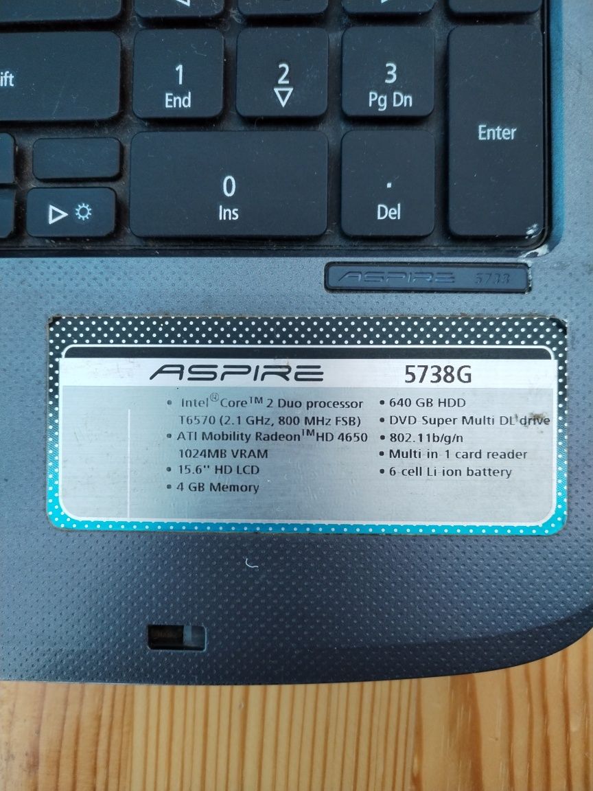 Лаптоп Aspire 5738G