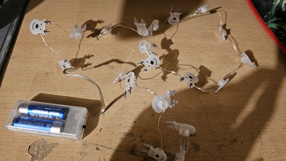 Instalatii de Craciun LED cu baterii