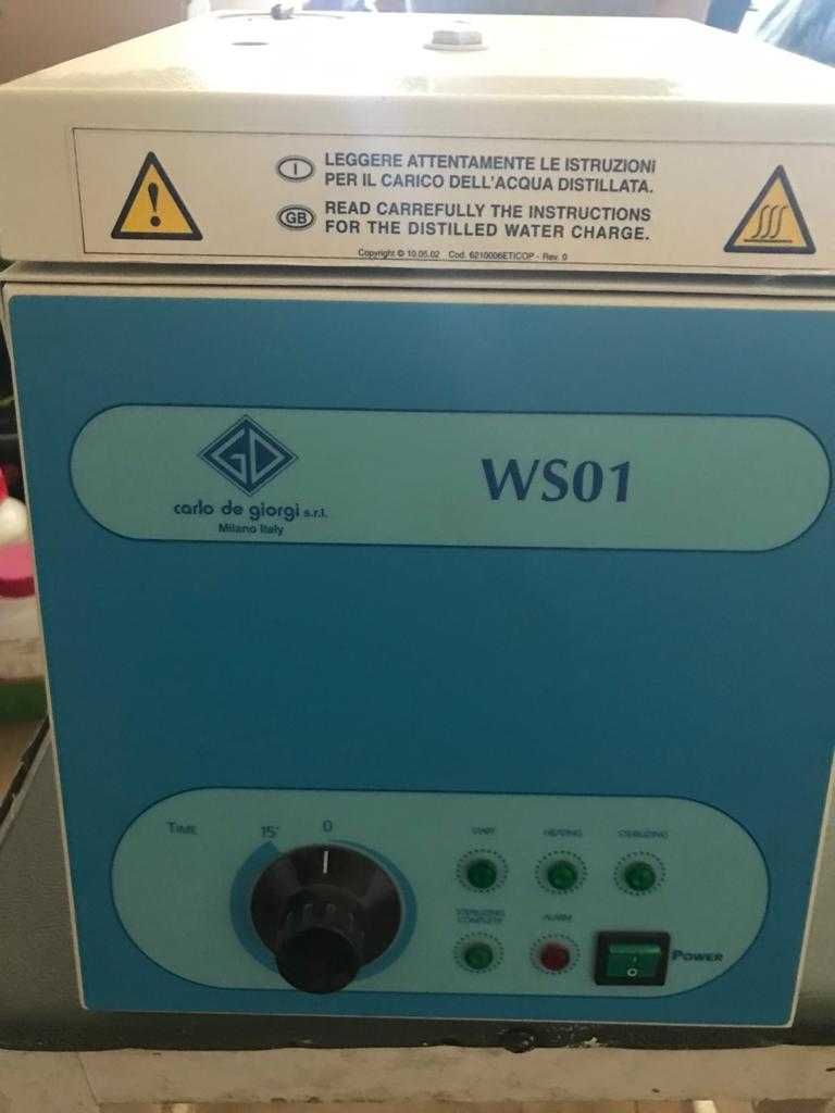 Autoclave Carlo de Giorgi WS01