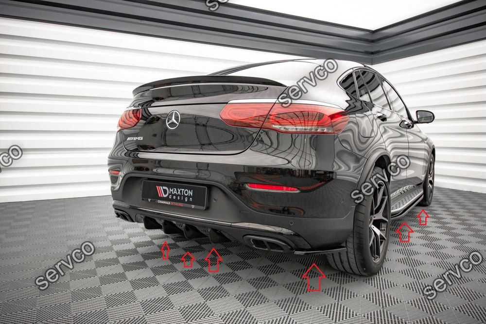 Pachet Body kit tuning Mercedes GLC C253 Coupe AMG-Line 2019- v1