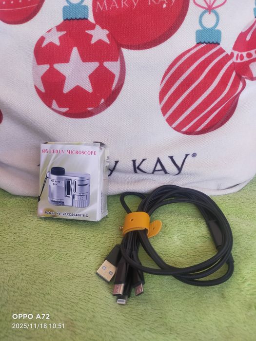 Продам новый в упаковке микроскоп для  видимости микросхем и радиодет.