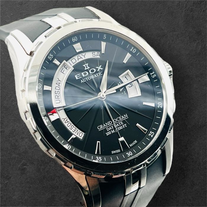 EDOX Grand Ocean Day Date Automatic мъжки часовник