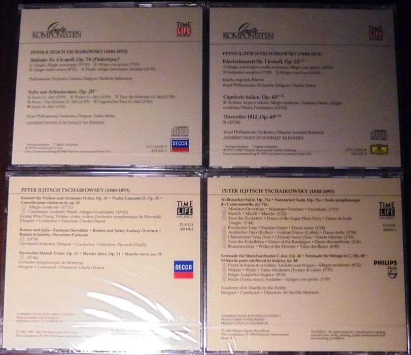 Vand colectie 16 CD-uri noi  ''Mari compozitori''