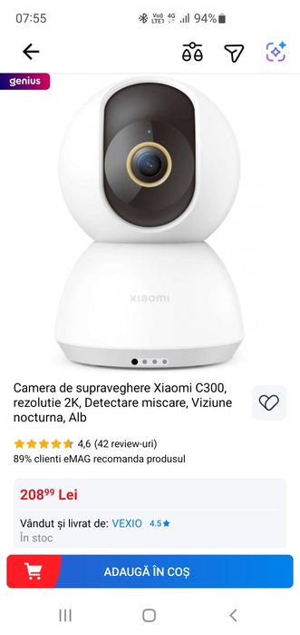Camera de supraveghere Xiaomi C300