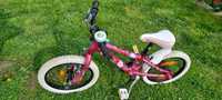 Bicicleta copii Cube Princess roz roti 18" aluminiu