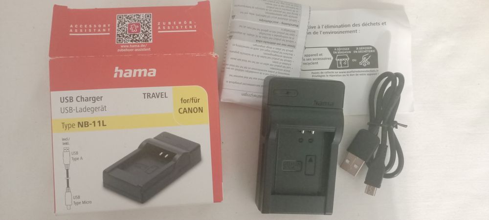 Зарядное устройство Hama USB Charger Type NB-11L для Canon (новое)