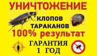 ДЕЗИНФЕКЦИЯ уничтожение клопов,тараканов,муравьев,крыс,клещей,комаров!