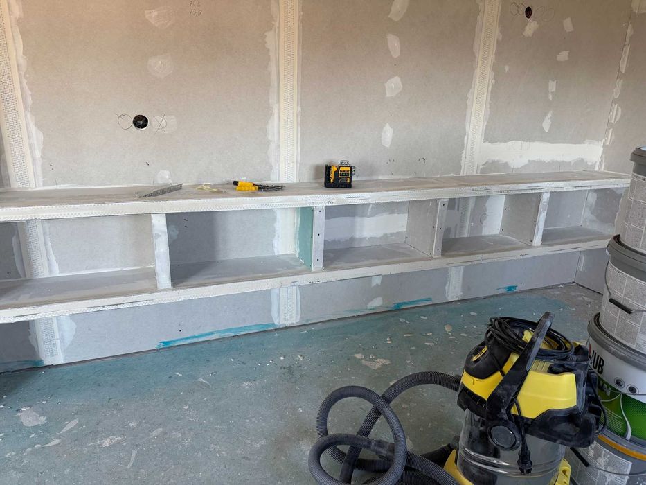 Довършителни ремонти, Ремонт баня, Плочки, Гипсокартон, Шпакловка