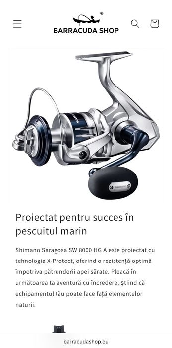 Mulineta Shimano Saragosa 8000 HG noua cutie garantie