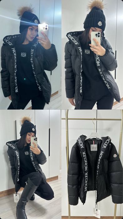 куртка монклер** Черный М.