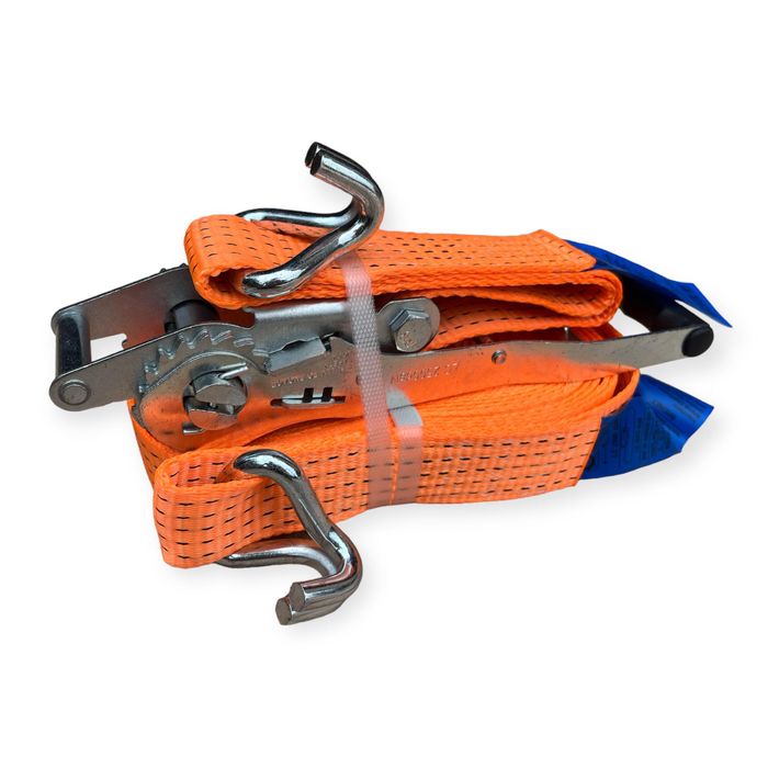 Chinga ancorare marfa 5m, Maner Ergo, 5 Tone, Latime 50mm, Portocaliu