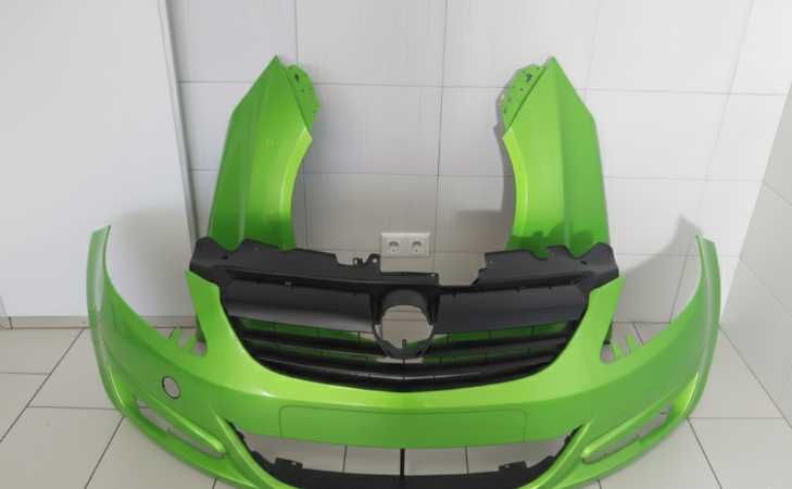 Pachet Bara+Aripa Fata Dr-Stg Opel Corsa D 2006-2011 (30P (Verde))