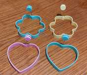 Set 4 forme din silicon pentru gatit ochiuri, clatite, etc