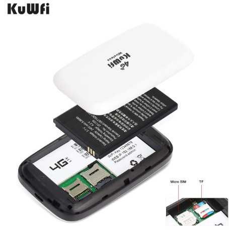 Безжичен модемен рутер KuWFi 3G/4G LTE, 150 Mbps