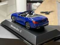 1:43 Mercedes R232 SL brilliant blue - Spark Dealer edition