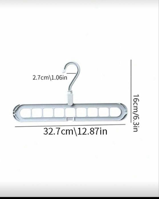 Пластмасова закачалка за дрехи