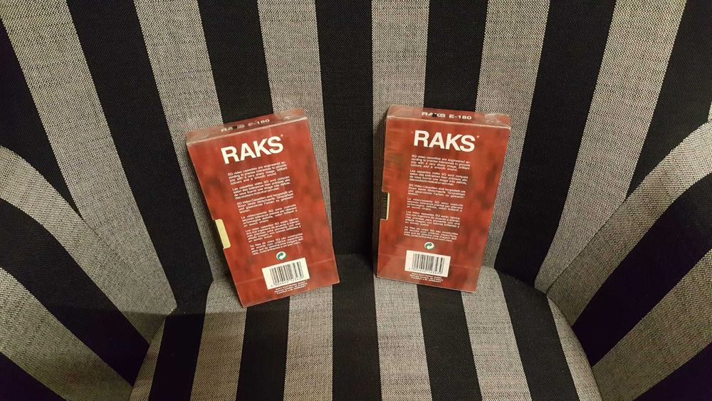 Casete Video VHS sigilate , RAKS Hight quality