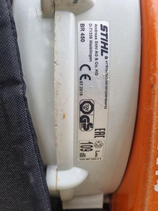 Suflanta frunze stihl BR 450C/Stiga SBP 375