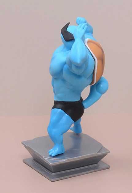 Figurina Squirtle Bodybuilding Muscle Pokemon 17 cm anime