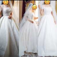Срочно продается шикарное свадебное платье.