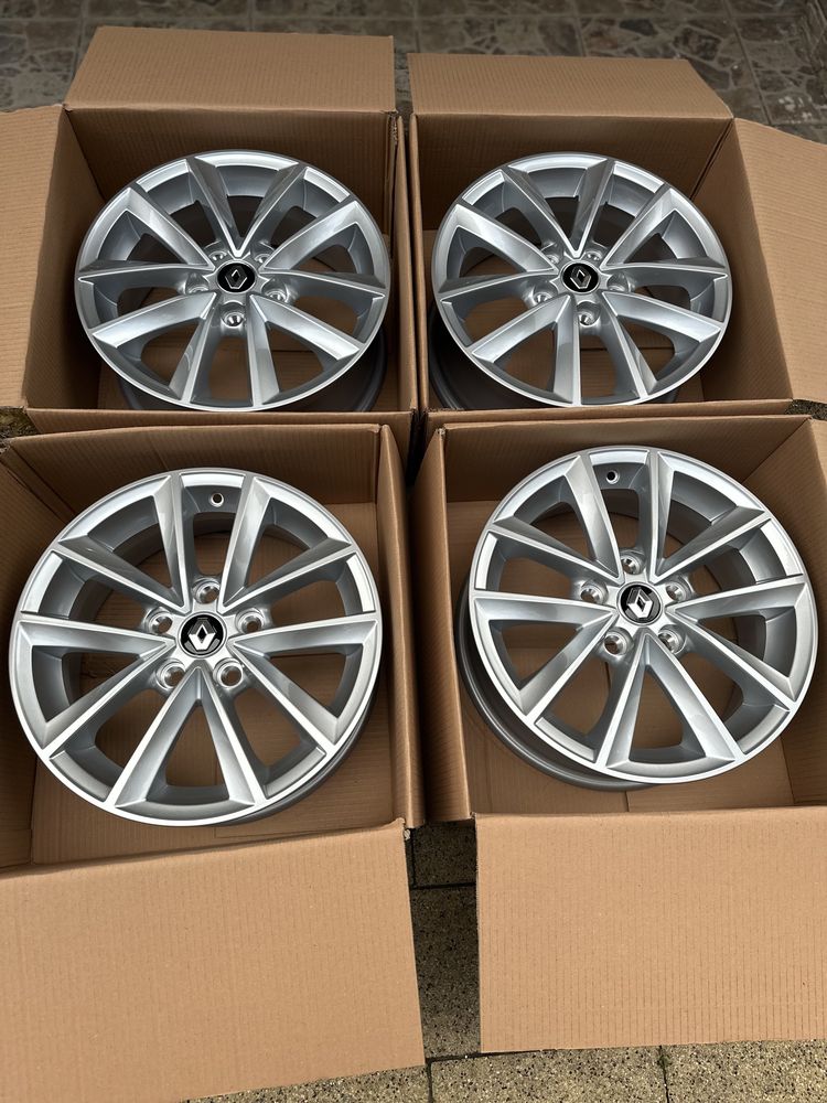 Set 4 jante aliaj 16" Originale Renault Megane 4 5X114,3 6,5J ET41