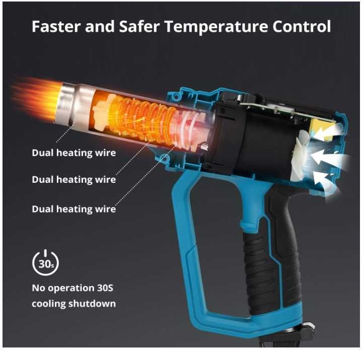 Pistol termic suflanta aer cald Tilswall 2000W