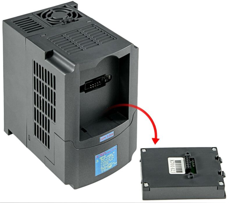 Convertizor Frecventa VFD, Putere 2.2 kW, Alimentare 220V, Nou