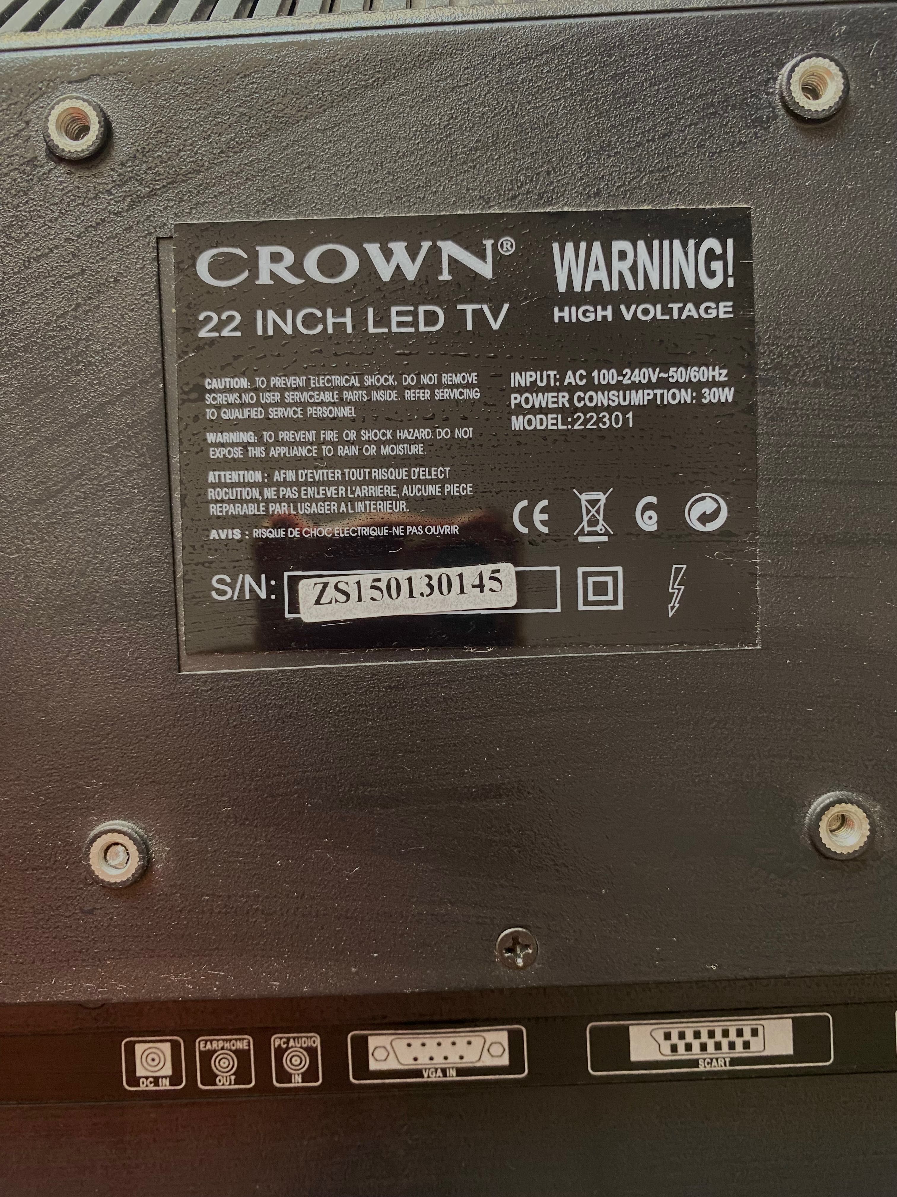 Телевизор CROWN (22 INCH LED TV)