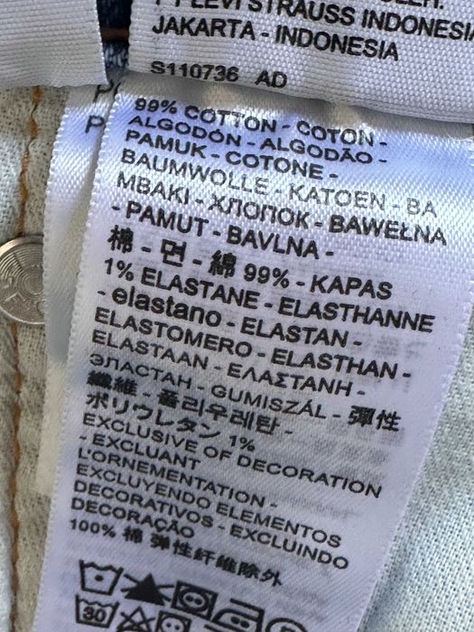 Blugi LEVIS 502 Albastru Slim Barbti | Marime 30 x 30 (Talie 78 cm)