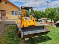 Mini buldoexcavator, încărcător frontal, high flow, JCB 1CX