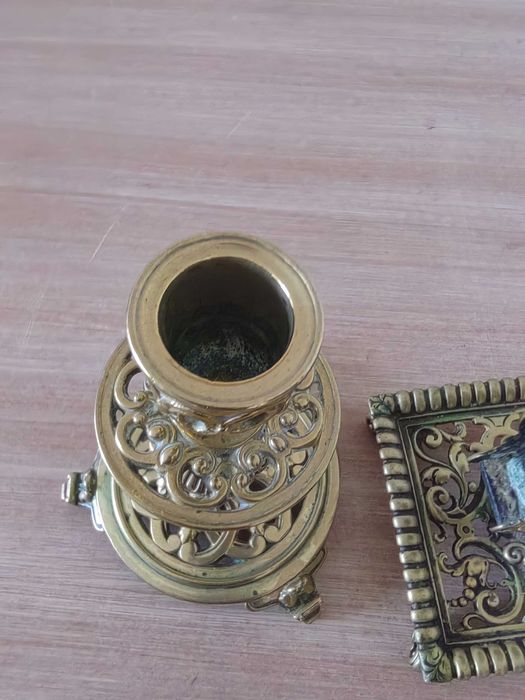 Красиви свещник и сълфетник