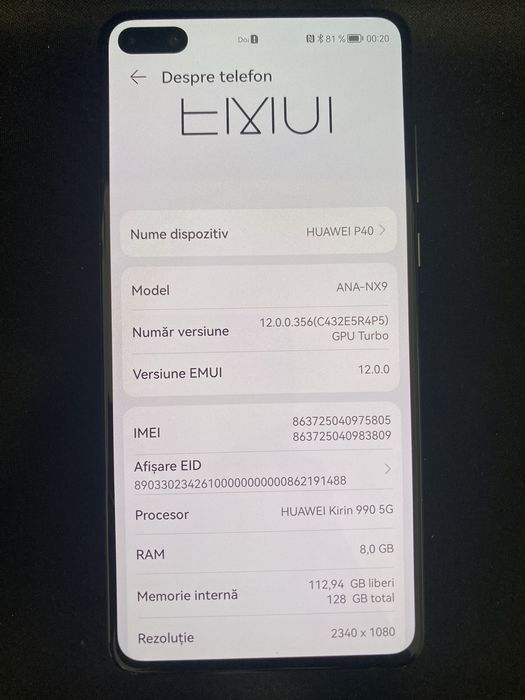 Huawei P40 128GB ID-rxb456