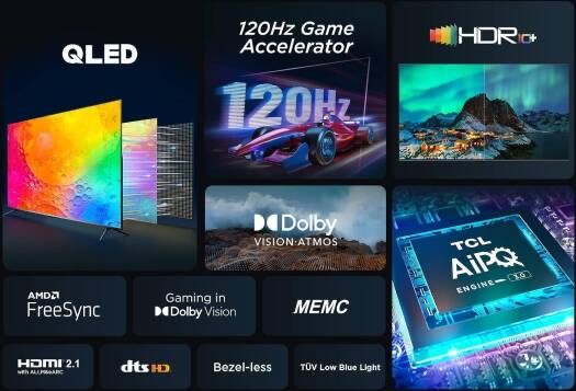 Телевизор TCL 55/43/75 4К HDR 10 Led/Qled по низкой с первых рук