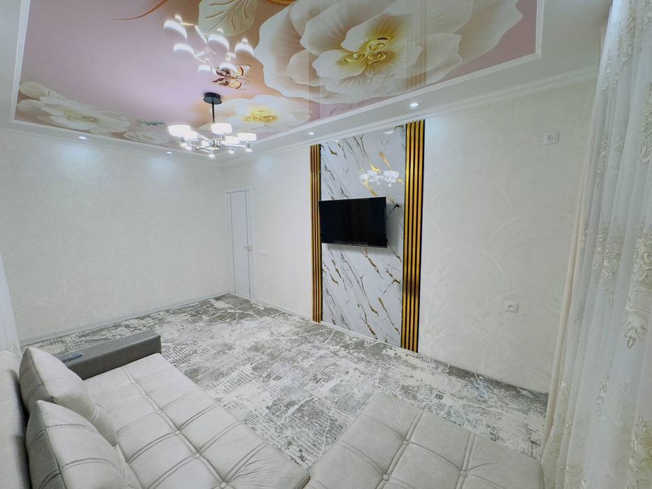 СВОЯ Чиланзар-13 1-2/1/5 балкон 2×3 36м² Евро с мебелью и техникой 56у