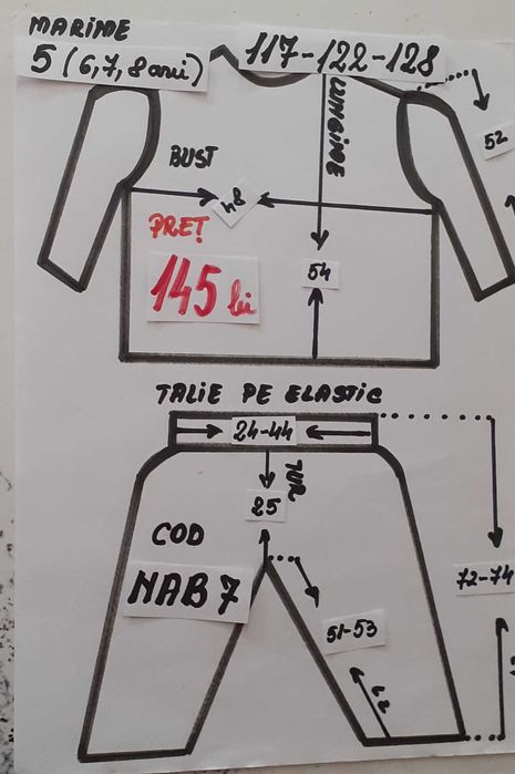 Costum popular pentru copii
