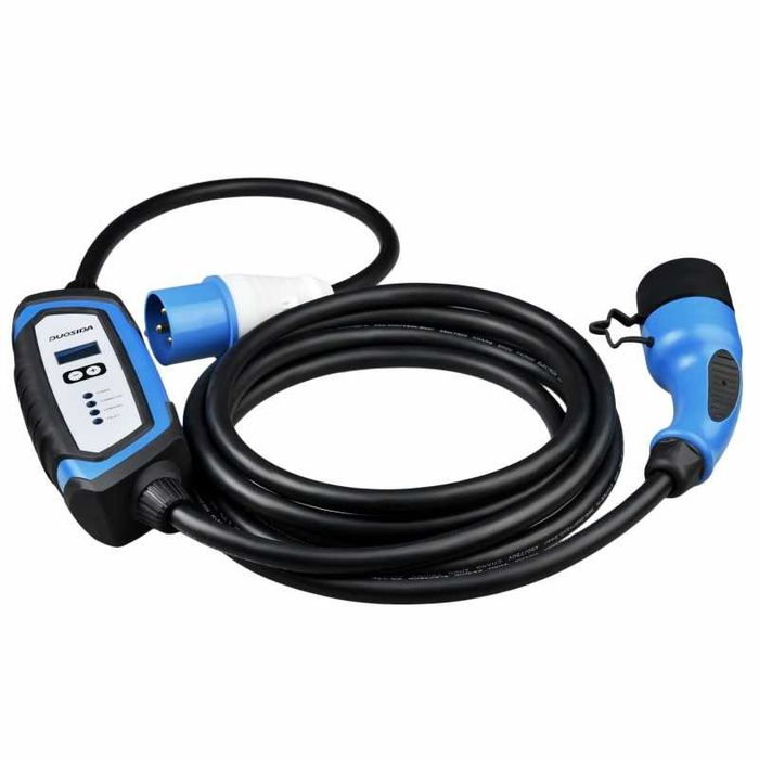 Мобилна зарядна станция Duosida | Тип 2 | 7,4 kW 32 А | 5 метра