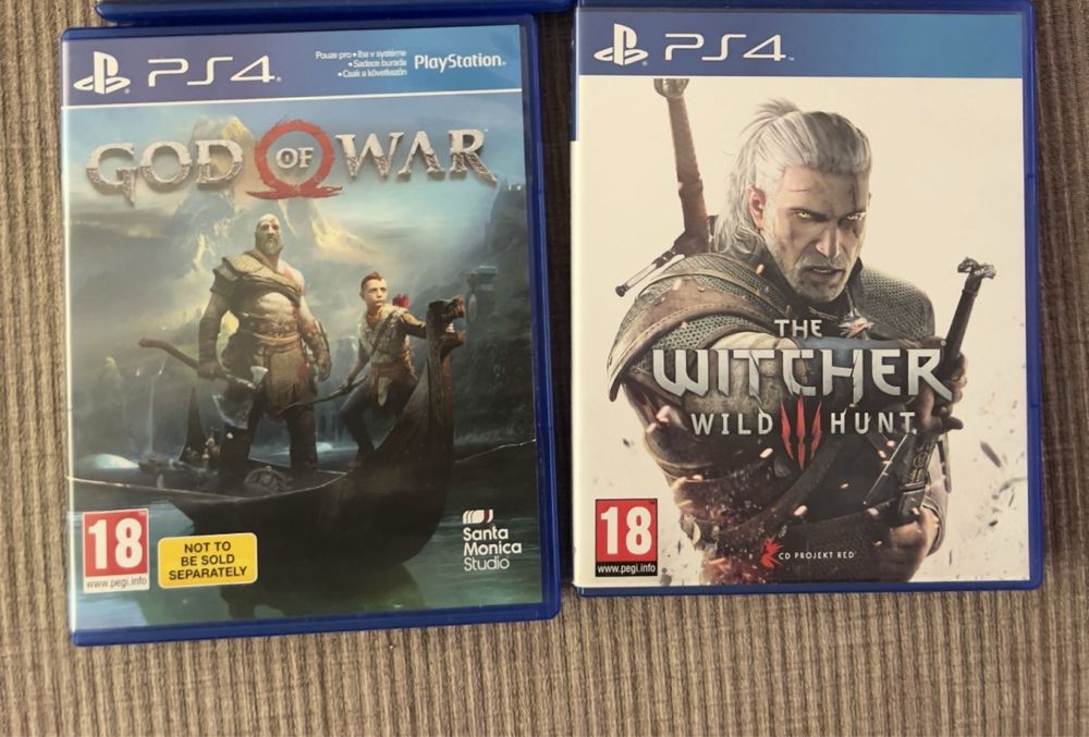 God of War Witcher 3 PS4 PS5