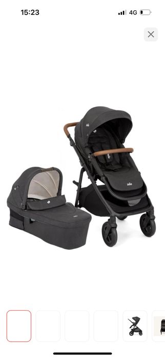 Коляска универсальная 2 в 1 Joie Alore Shale, черный