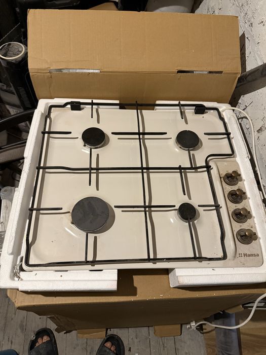 Plita incorporabila Hansa BHGW63100020, Gaz, 4 Arzatoare