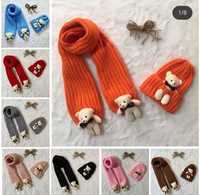 Продаю детские шарфы и береты.  Оптовая цена: 3500 тенге.