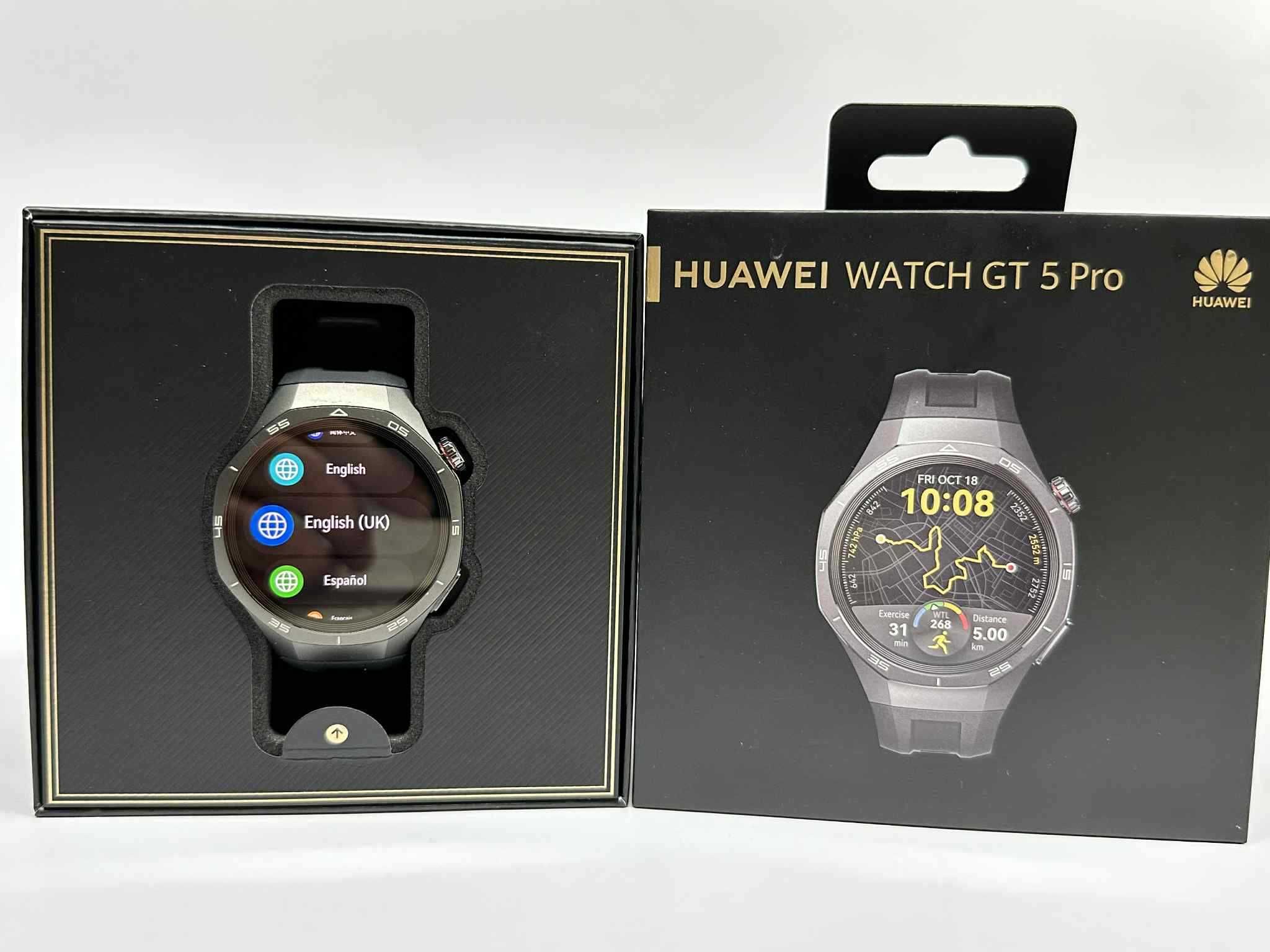 Смарт часовник HUAWEI WATCH GT 5 Pro BLACK / Като нов