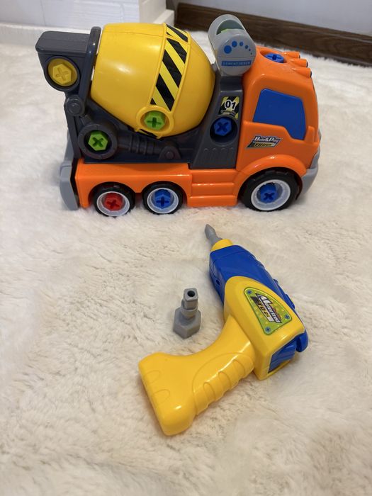 Машинка конструктор Бетономешалка