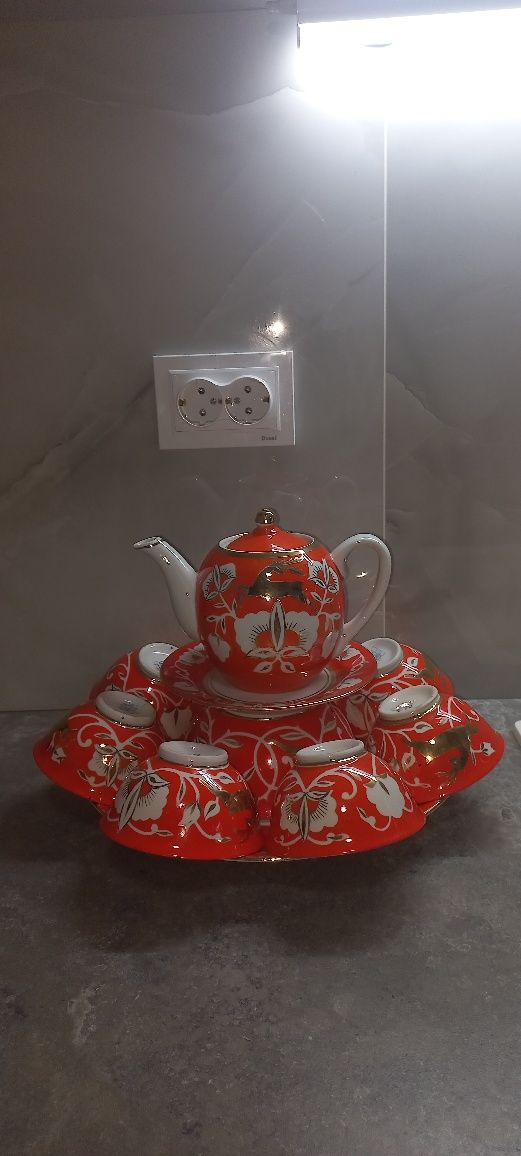 Сервиз олень золотой