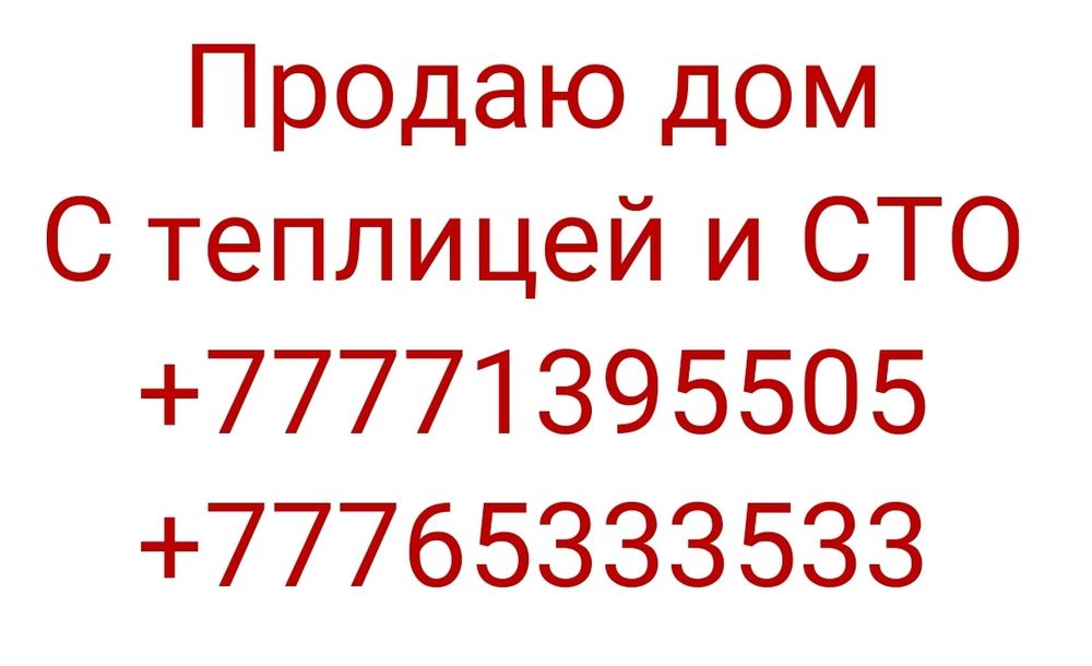 Продам дом с бизнесом ( СТО и теплица)