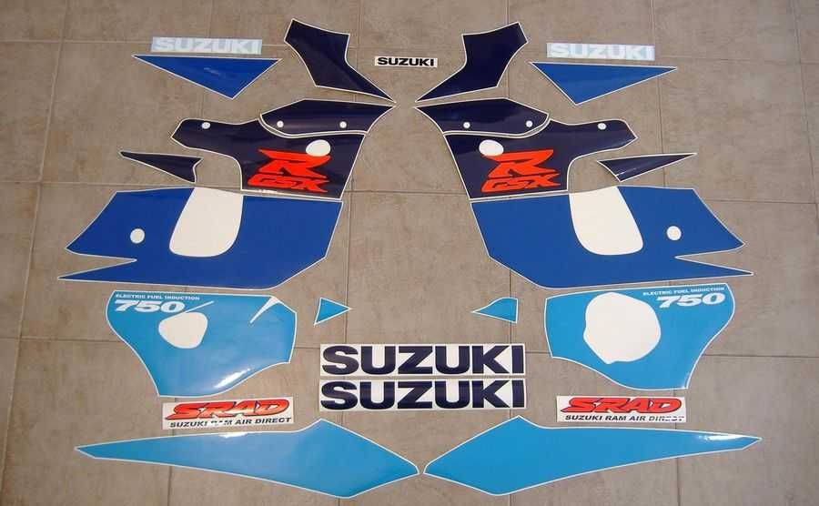 Стикери Сузуки GSXR 750 Srad 1996г.-1999г. Suzuki лепенки срад 1998